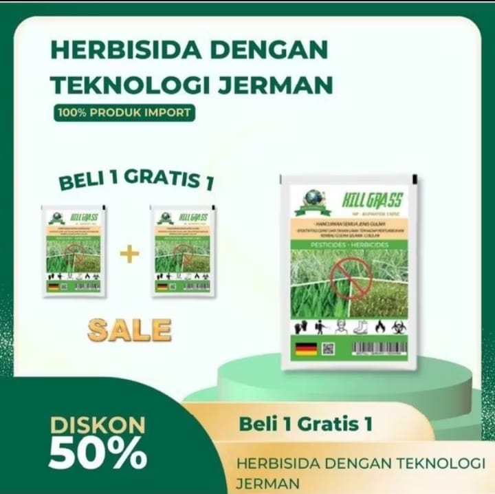kill gras bubuk pembasmi gulma logo