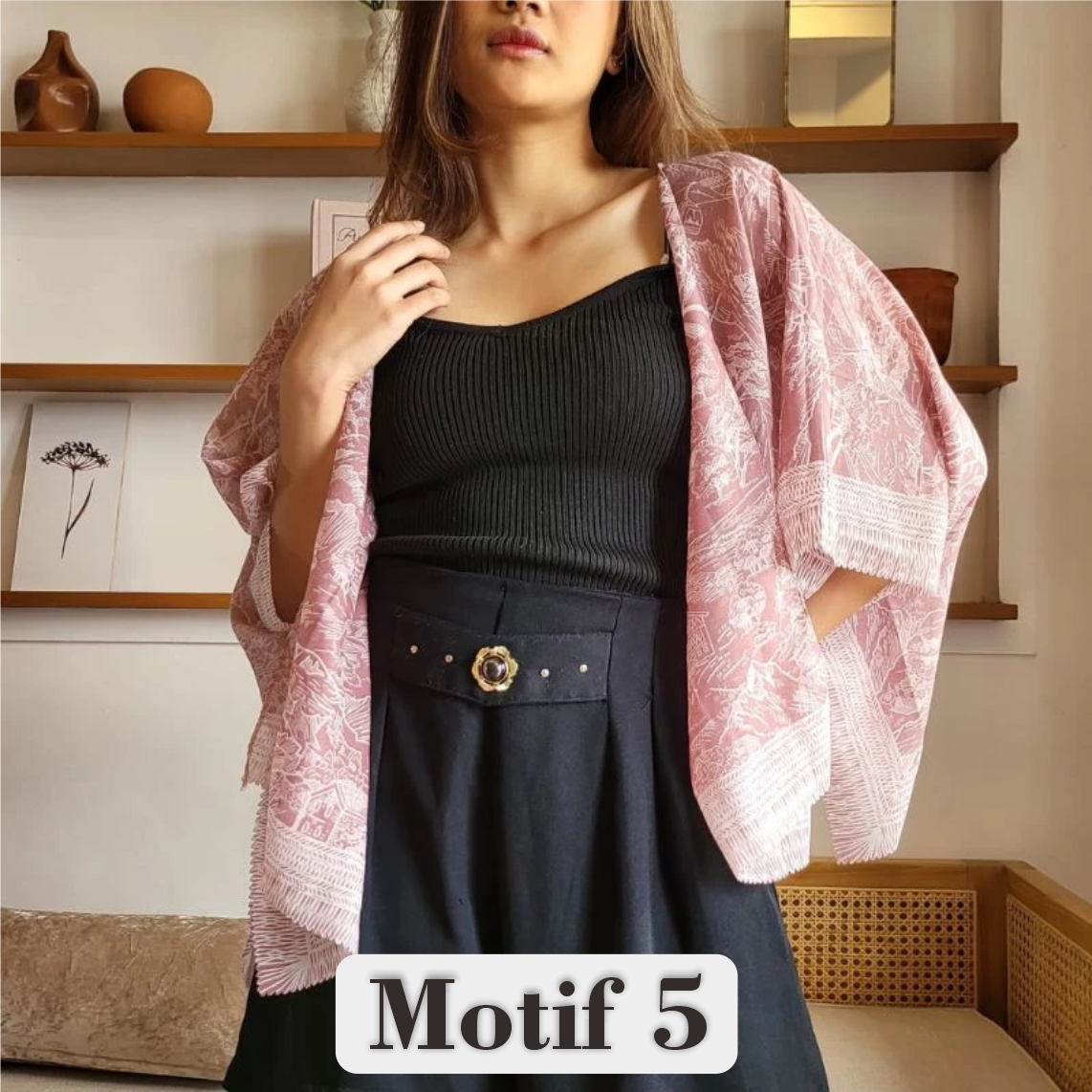 Outer Batwing Motif - Styling Look