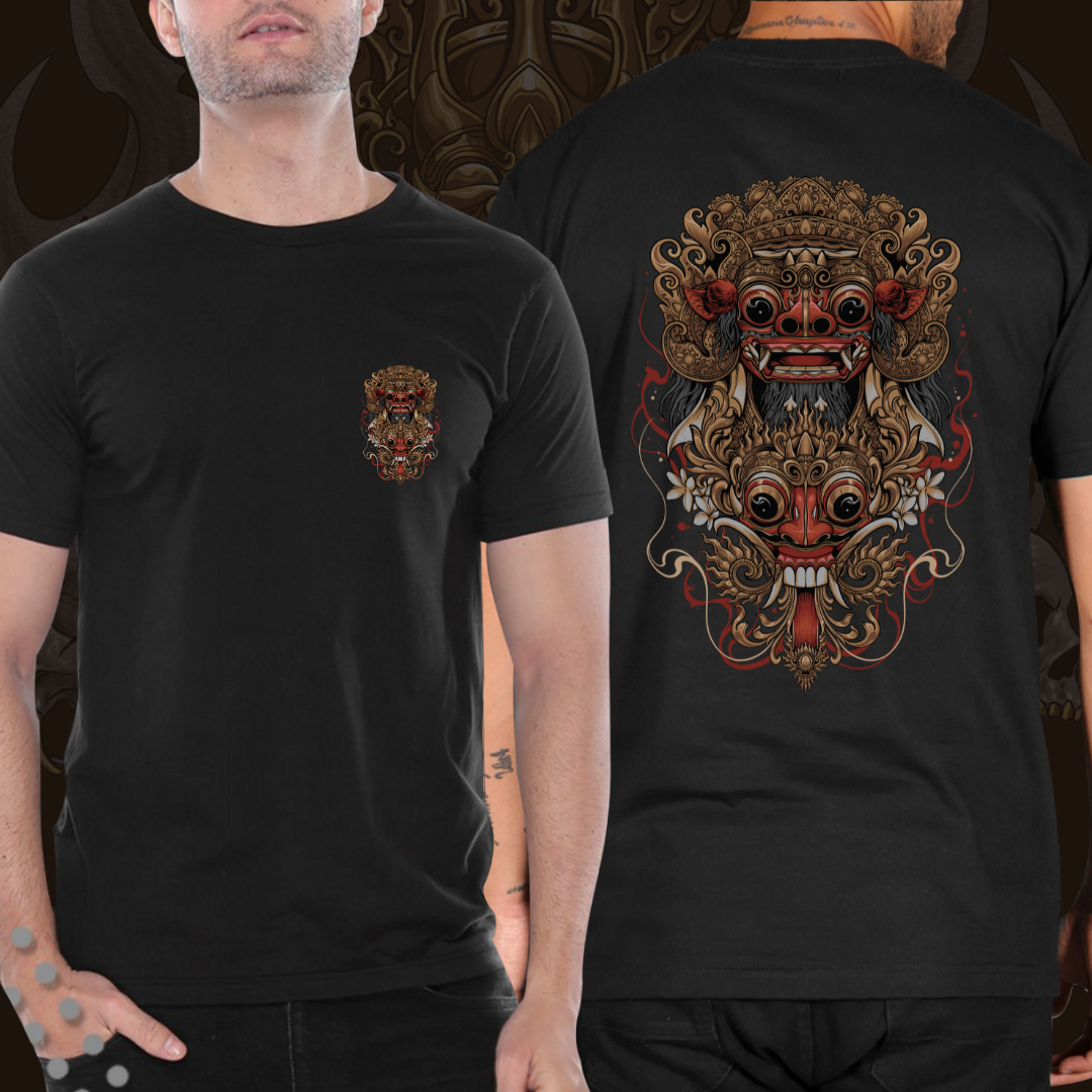 kaos bali 3 barong logo