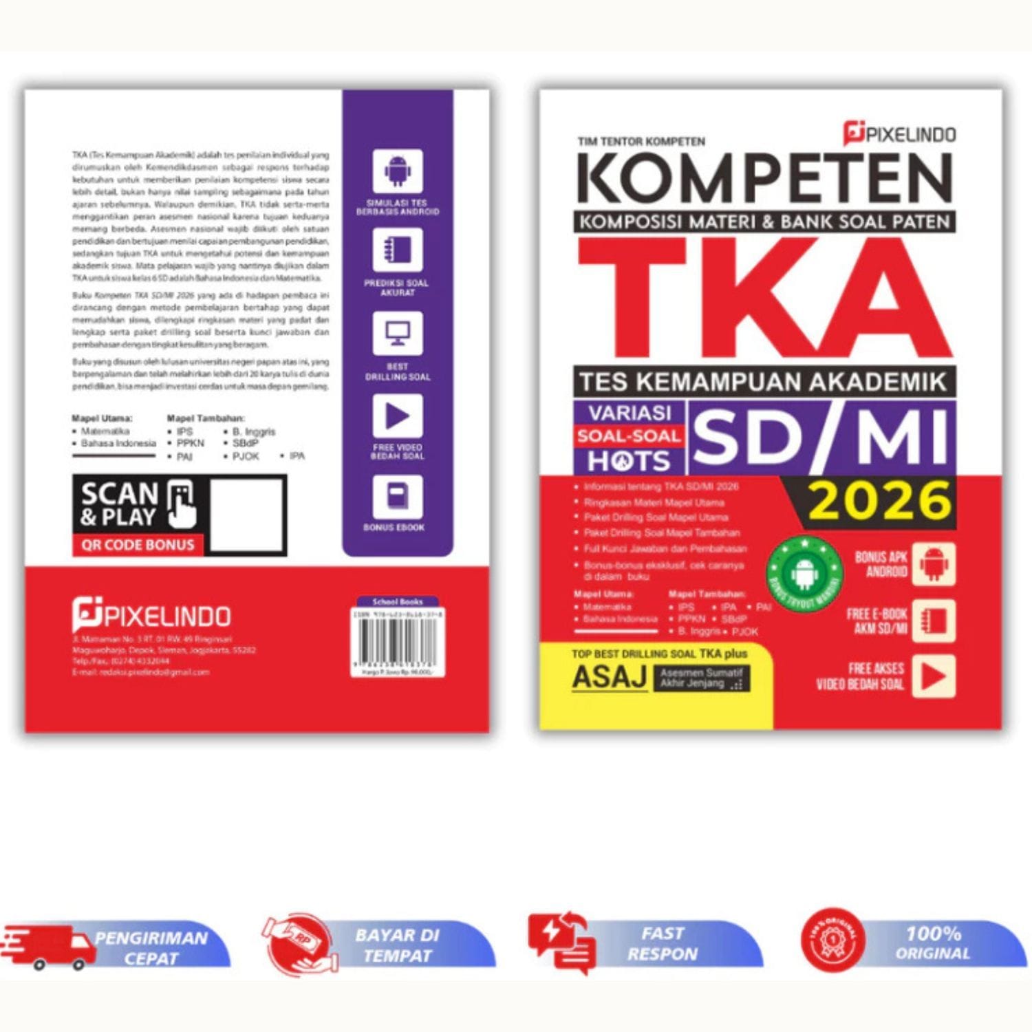 Buku Kompeten Tes Kemampuan Akademik TKA SD/MI 2026 - X1 LD logo