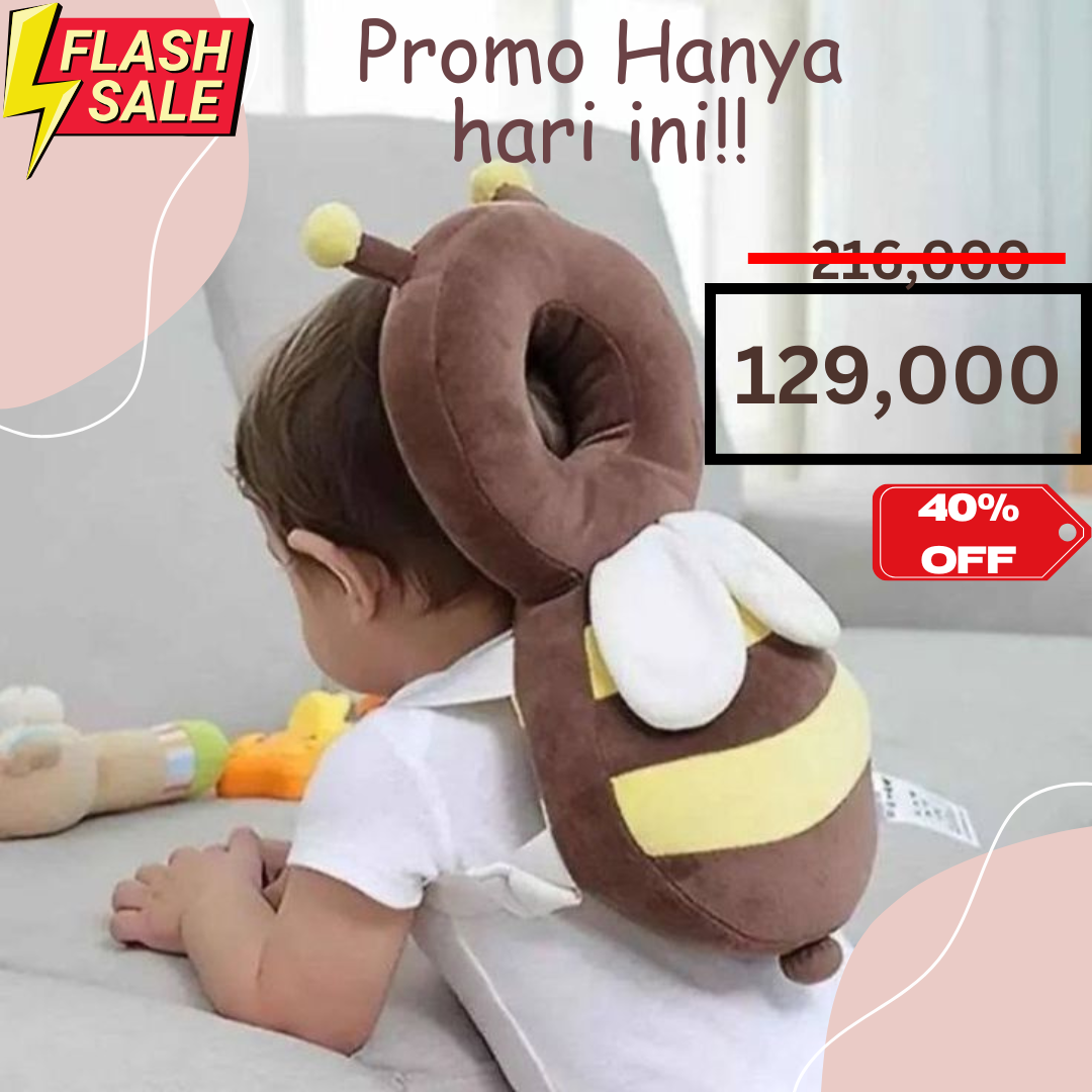 Baby Backpack Headguard DISKON 40% + Gratis Pelindung Kepala