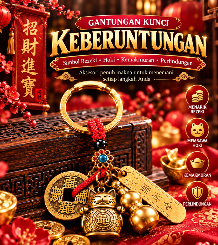 Gantungan Kunci Keberuntungan - AF1 logo