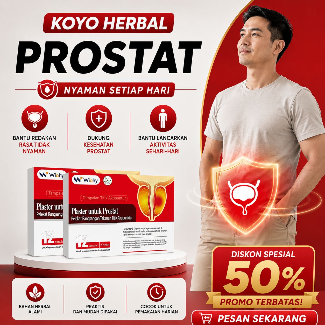 Prostate Care Patch - F1 logo