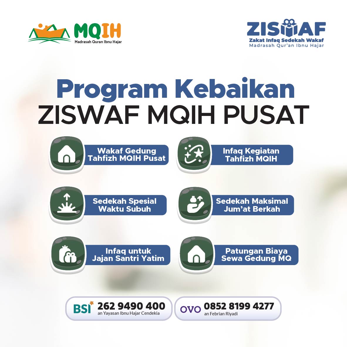 ZISWAF MQIH PUSAT logo