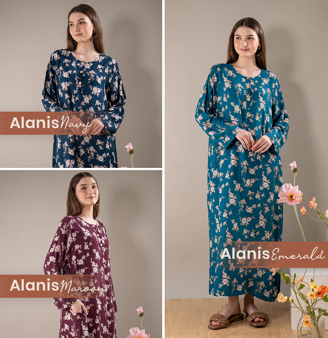 # FADS - Homewear Maxi Laiqa Alanis Alzena Vilina 129- 1 Piece-ASC