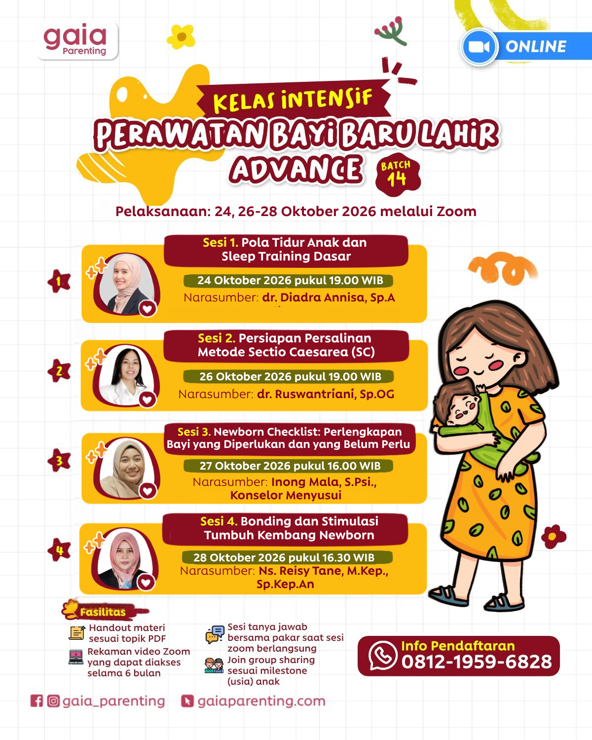 Kelas Intensif Perawatan Bayi Baru Lahir Advance (Online) logo