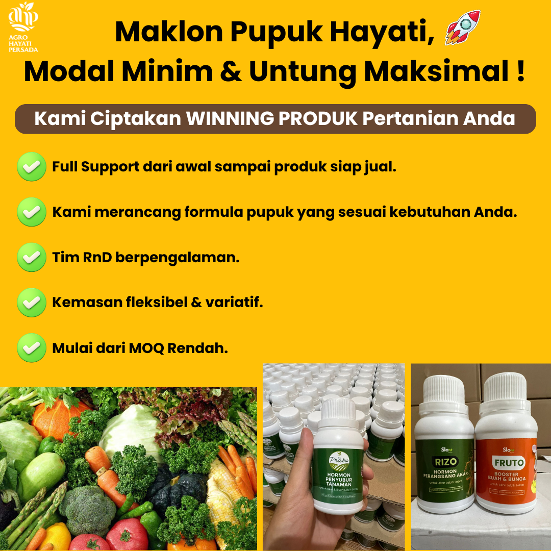 Paket Maklon Pupuk Hayati