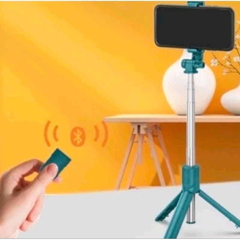 RVN Store | Tongsis Tripod Bluetooth R1 3in1 - Macaron R1 (Tanpa Lampu LED)
