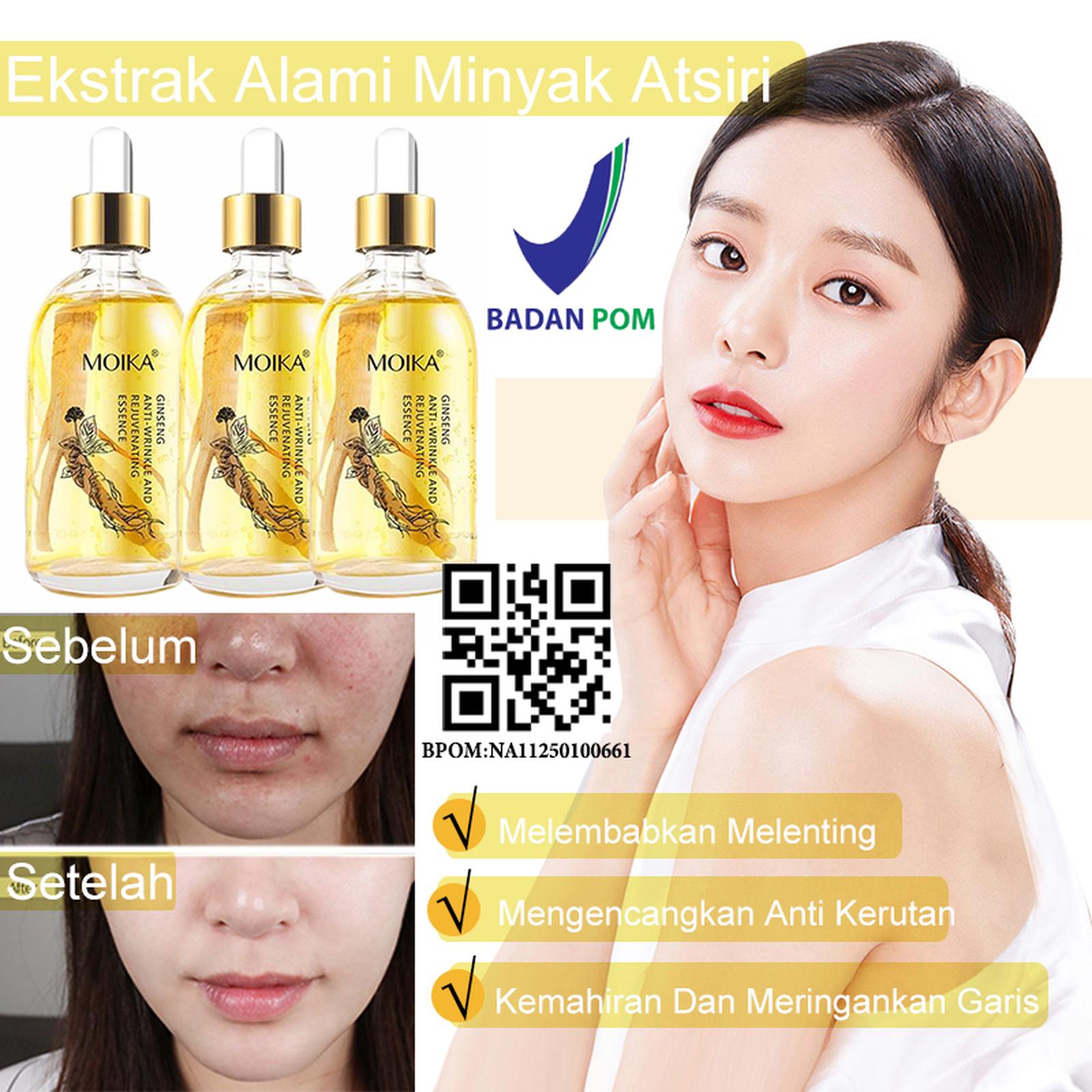 Serum Ginseng Anti Kerutan moika logo