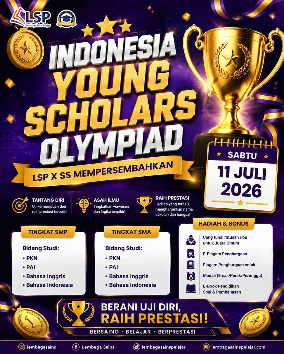 INDONESIA YOUNG SCHOLARS OLYMPIAD 2026 (LSP) logo