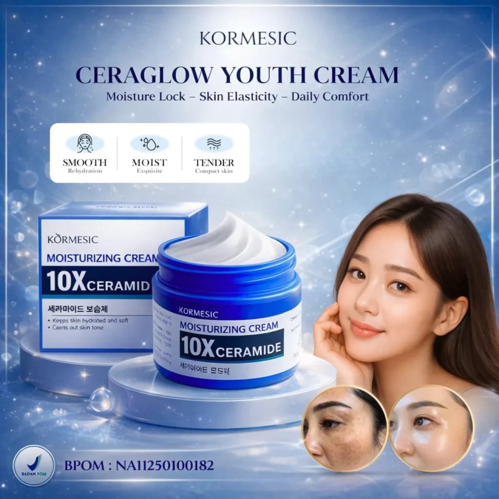 Ceraglow Youth Cream BPOM BL62-63