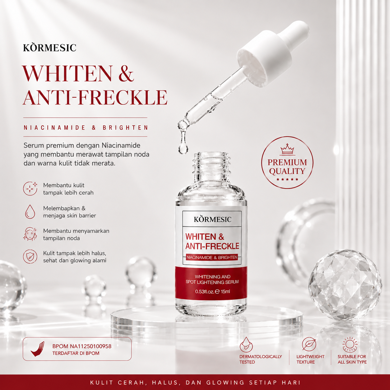 Whitlees Brighten Serum BPOM HR62-37 new