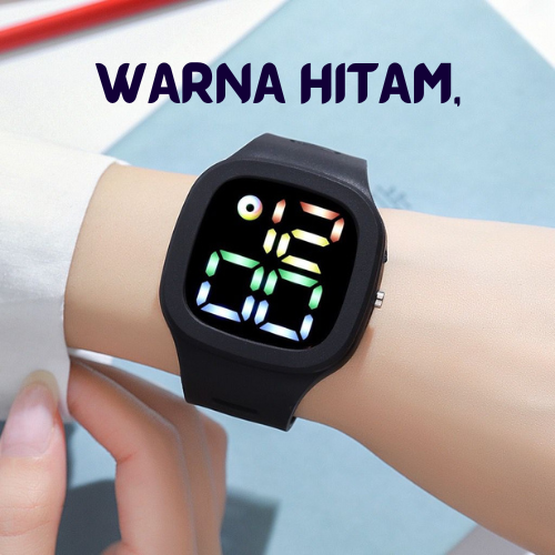 JAM TANGAN LED PRIA WANITA  PREMIUM TAHAN AIR