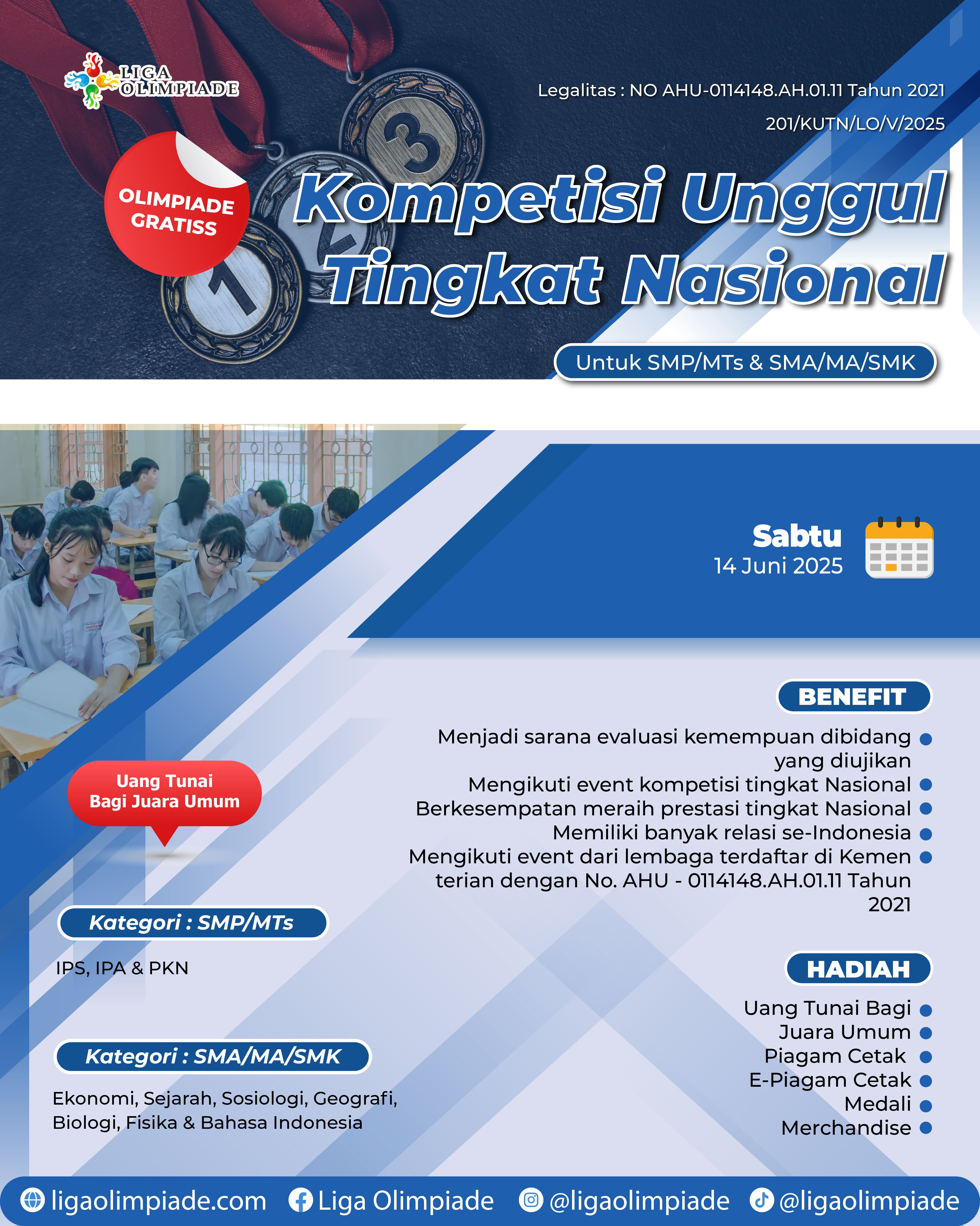 KOMPETISI UNGGUL TINGKAT NASIONAL 2025 logo