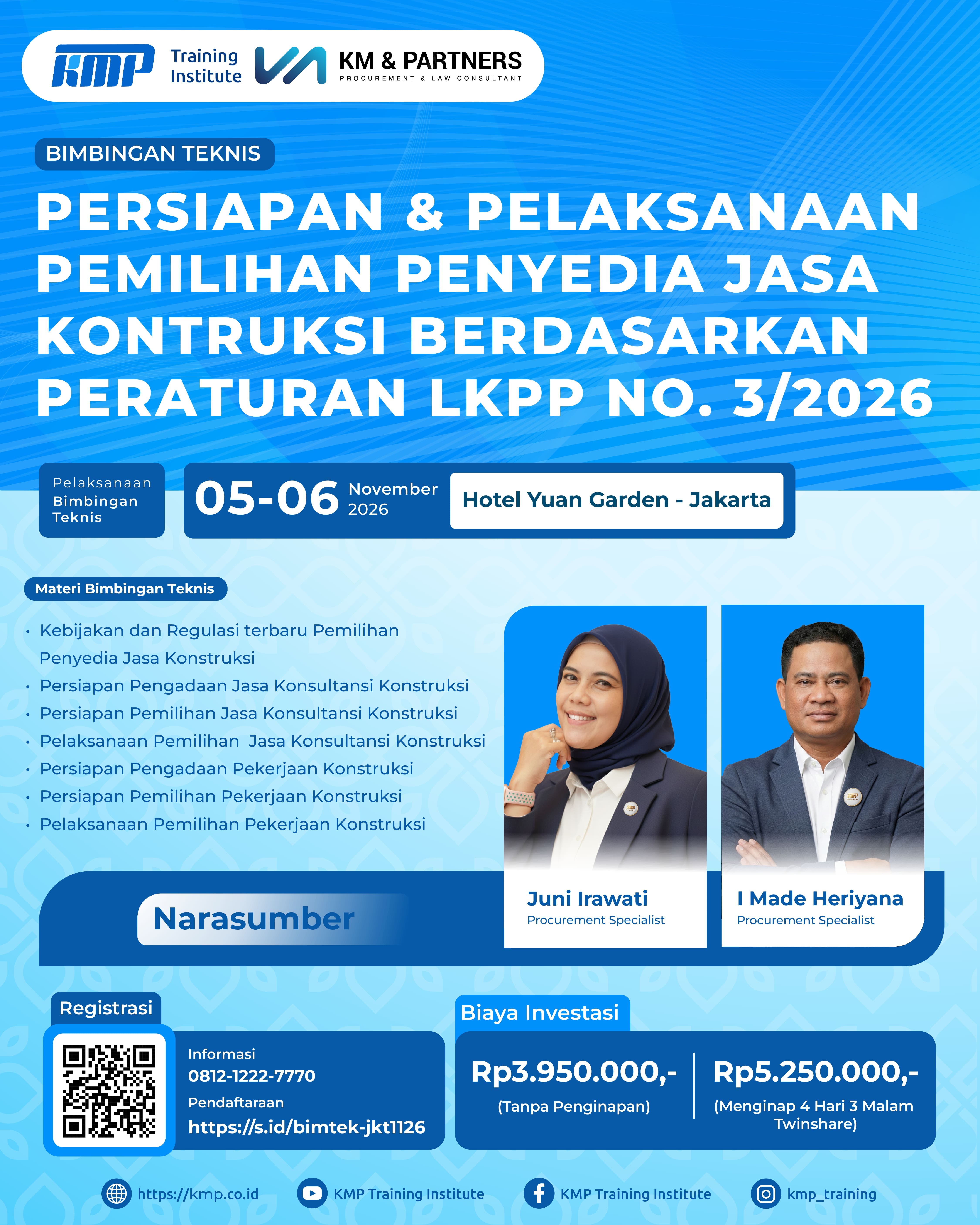 Pemilihan Penyedia Jasa Konstruksi (Peraturan LKPP 3/2026)