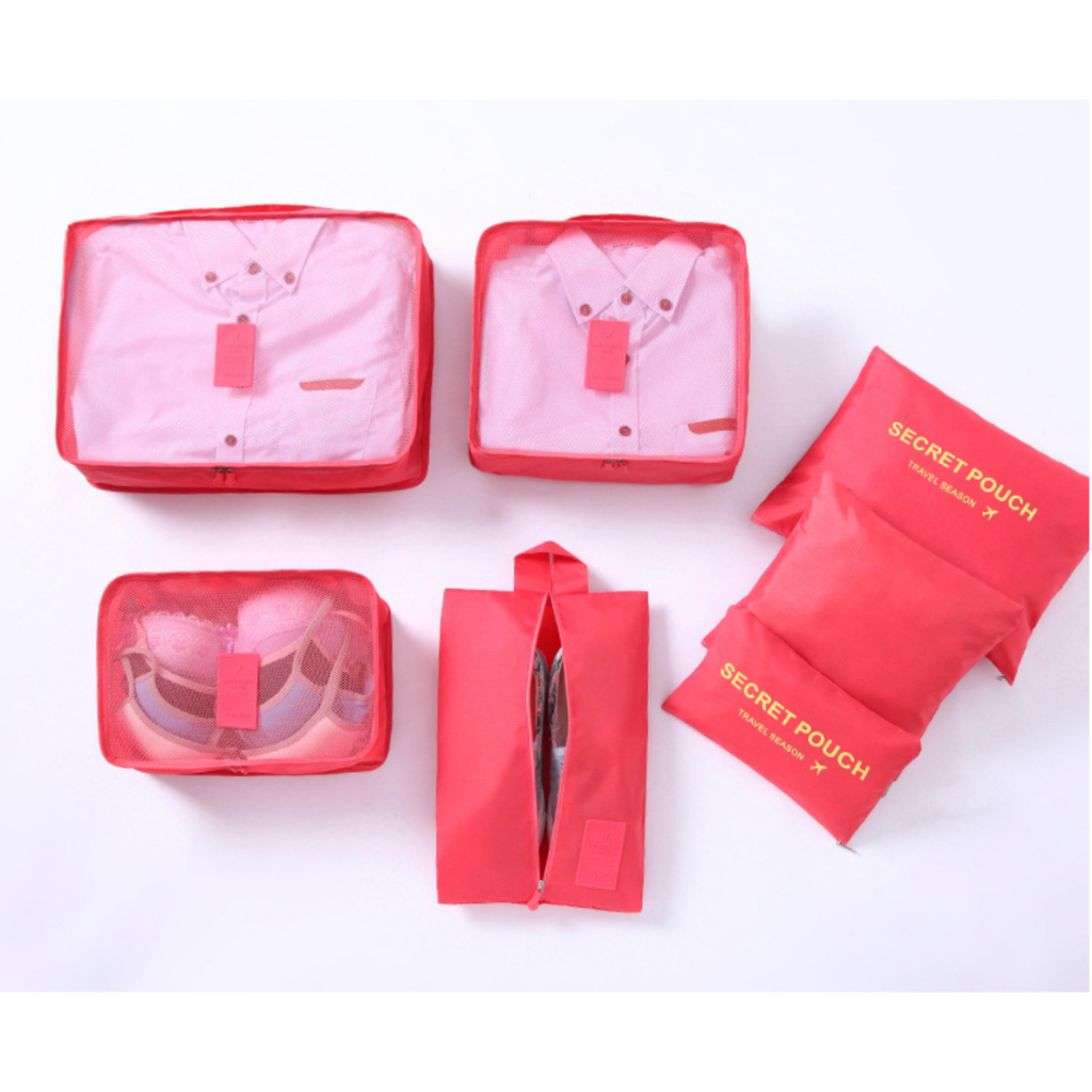 Tas Organizer Travelling 7 Bag in 1 (isi 7 pcs)⚡ logo