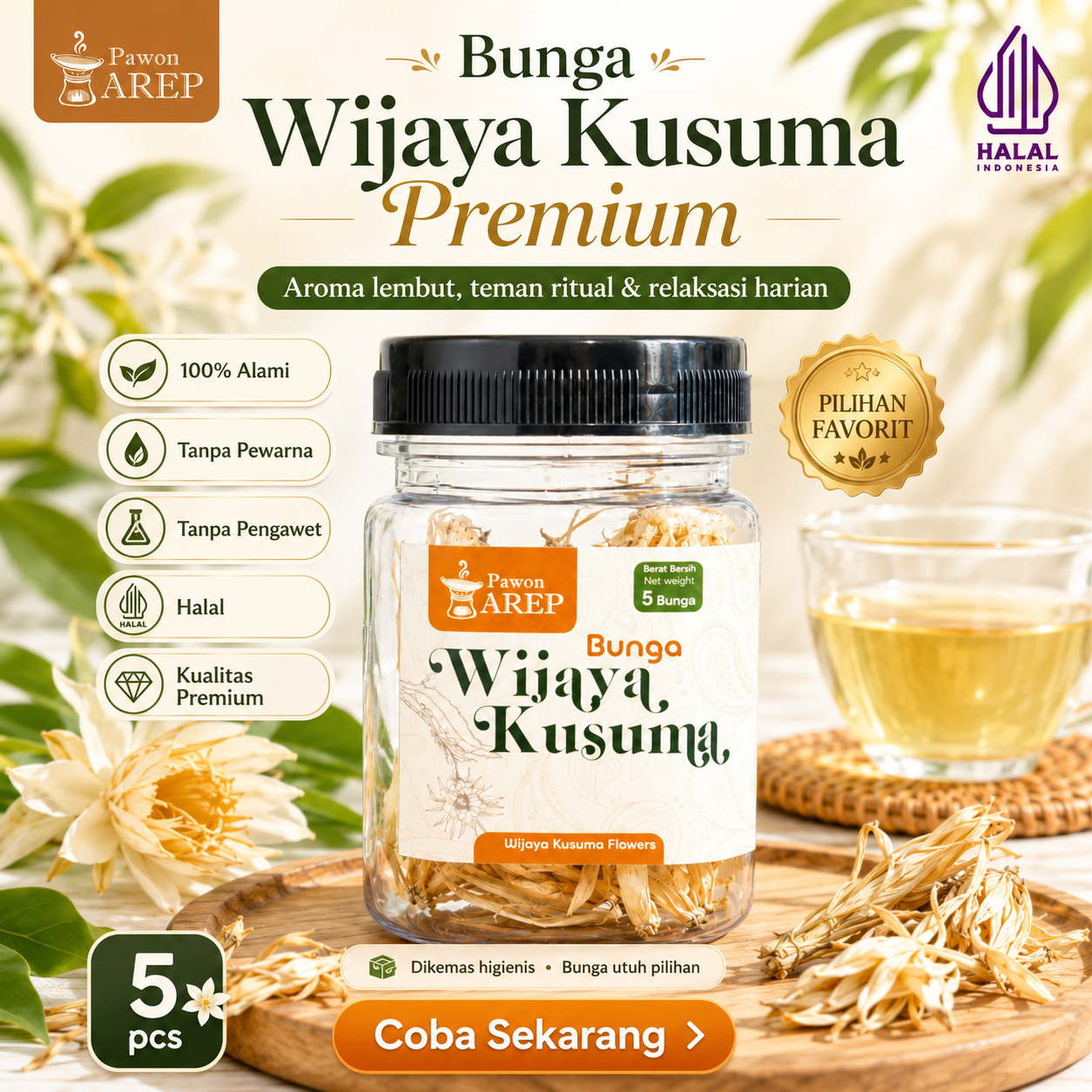BUNGA WIJAYA KUSUMA logo