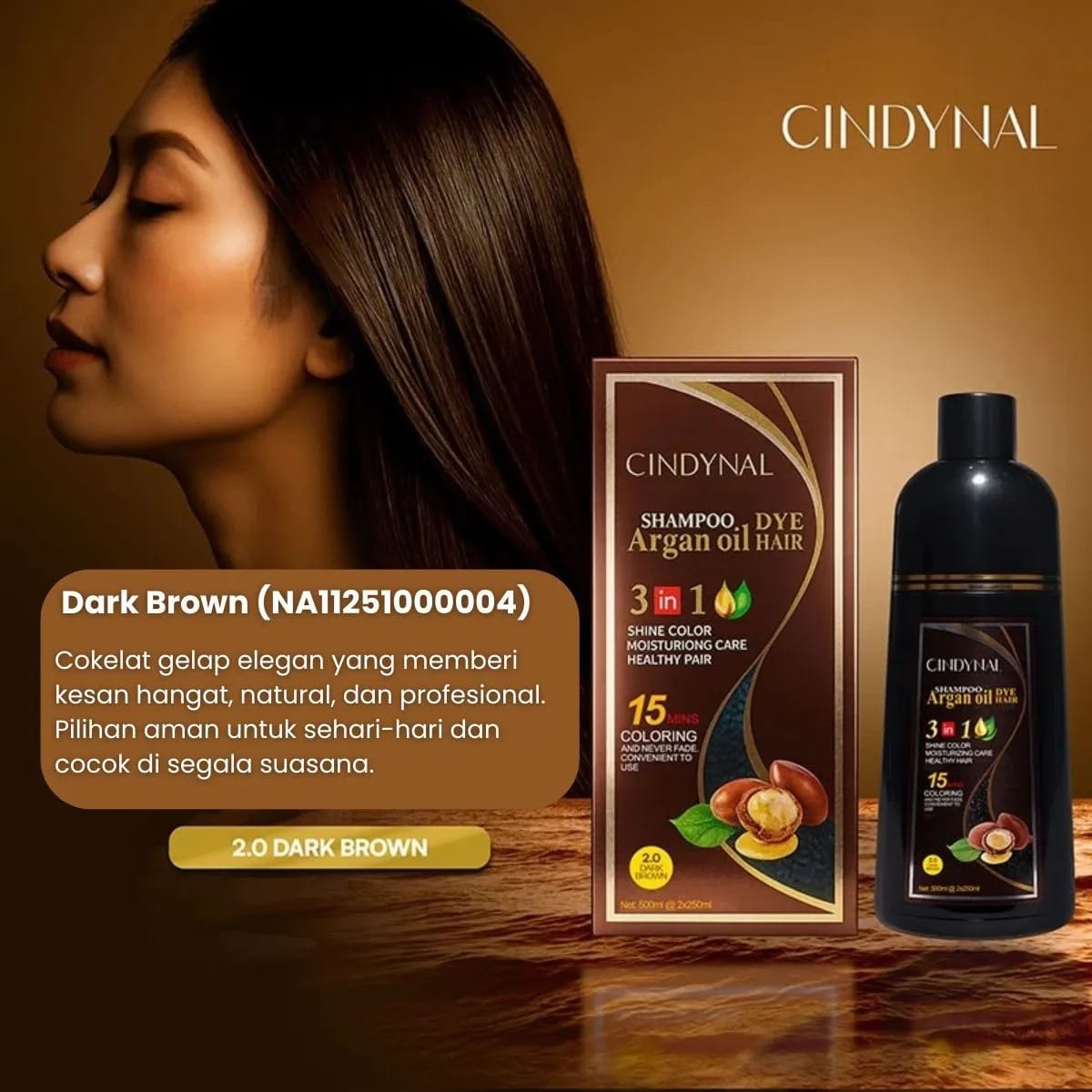 Cindynal Royal HairTint Shampo SH77-ev19
