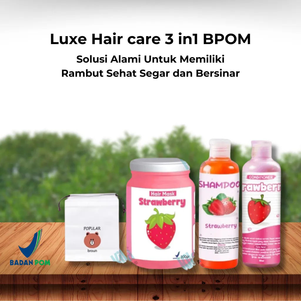 Luxe Hair Care 3in1 BPOM fDD logo