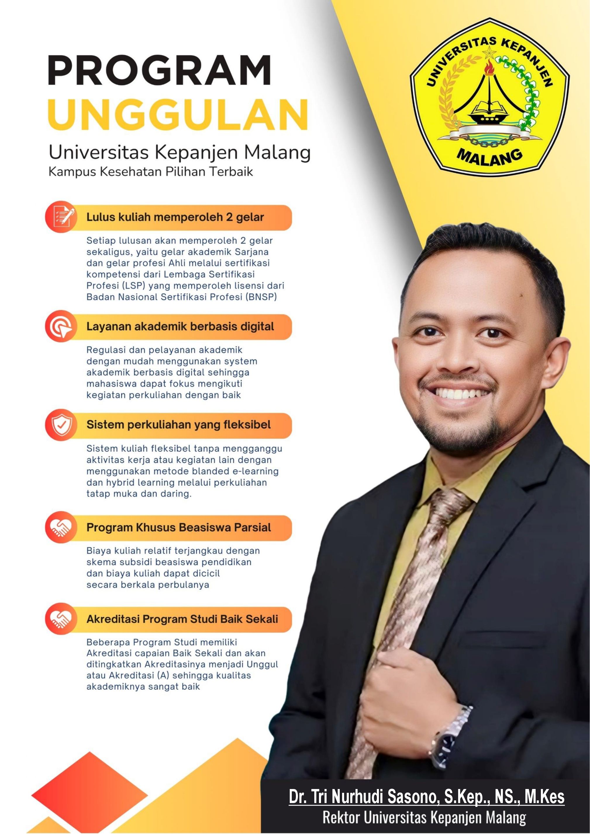 Program Subsidi Beasiswa Pendidikan Universitas Kepanjen Malang (Program Kerjasama PMB Mitra)