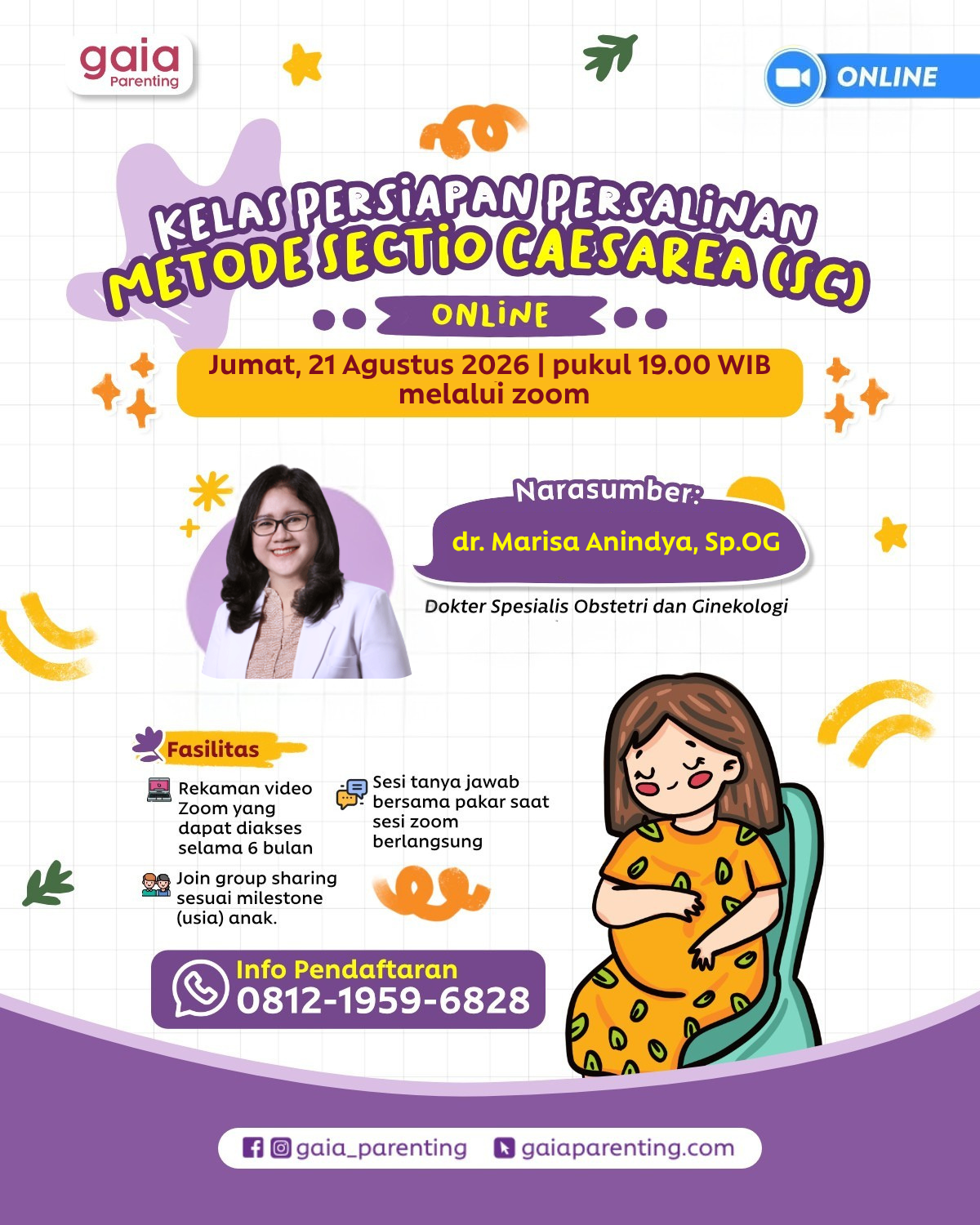 Kelas Persiapan Persalinan Metode Sectio caesarea (SC) logo