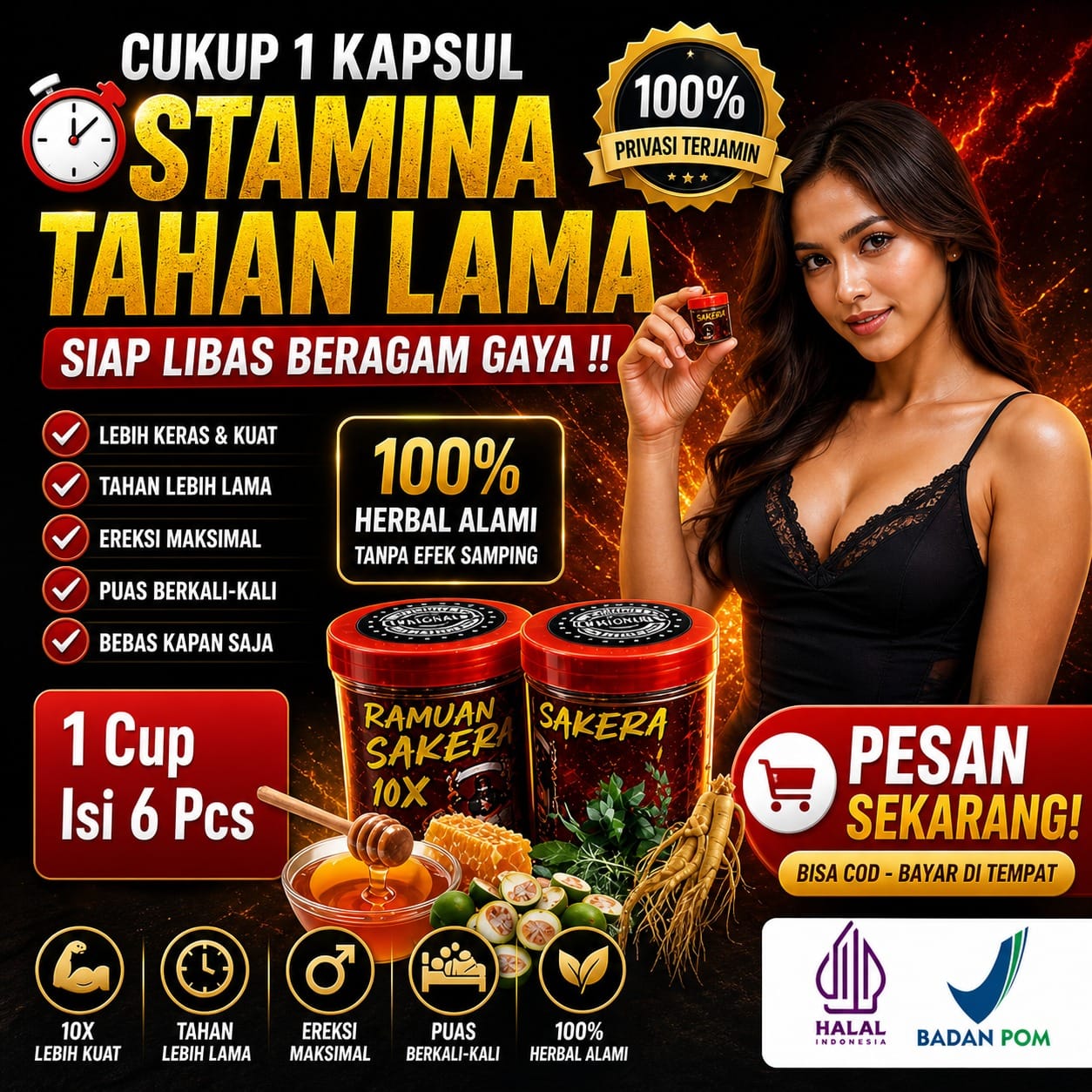 PROMO SAKERA JANTAN HERBAL logo