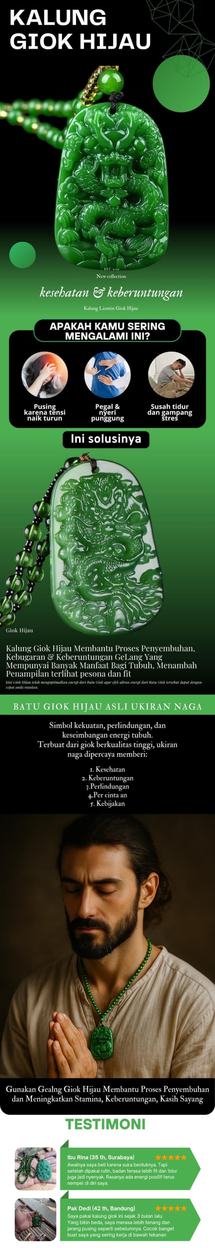 KALUNG GIOK HIJAU