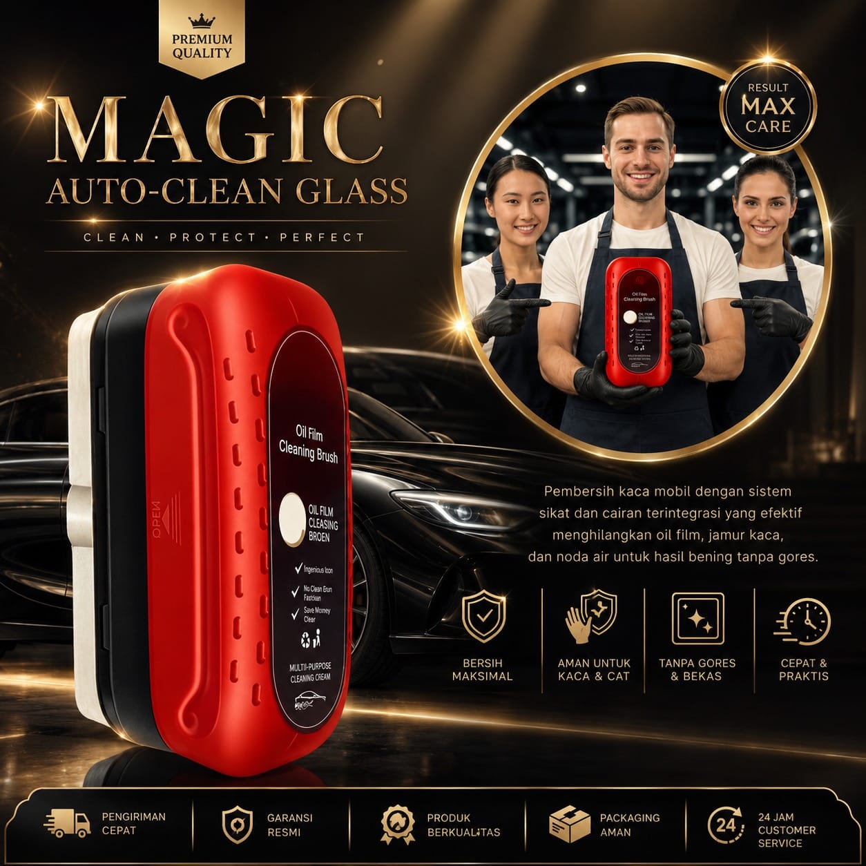 Magic Auto-Clean Glass HR62-43 Baru logo