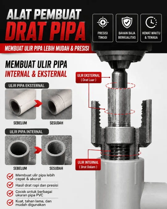 Alat Pembuat Drat Pipa F-RKY logo