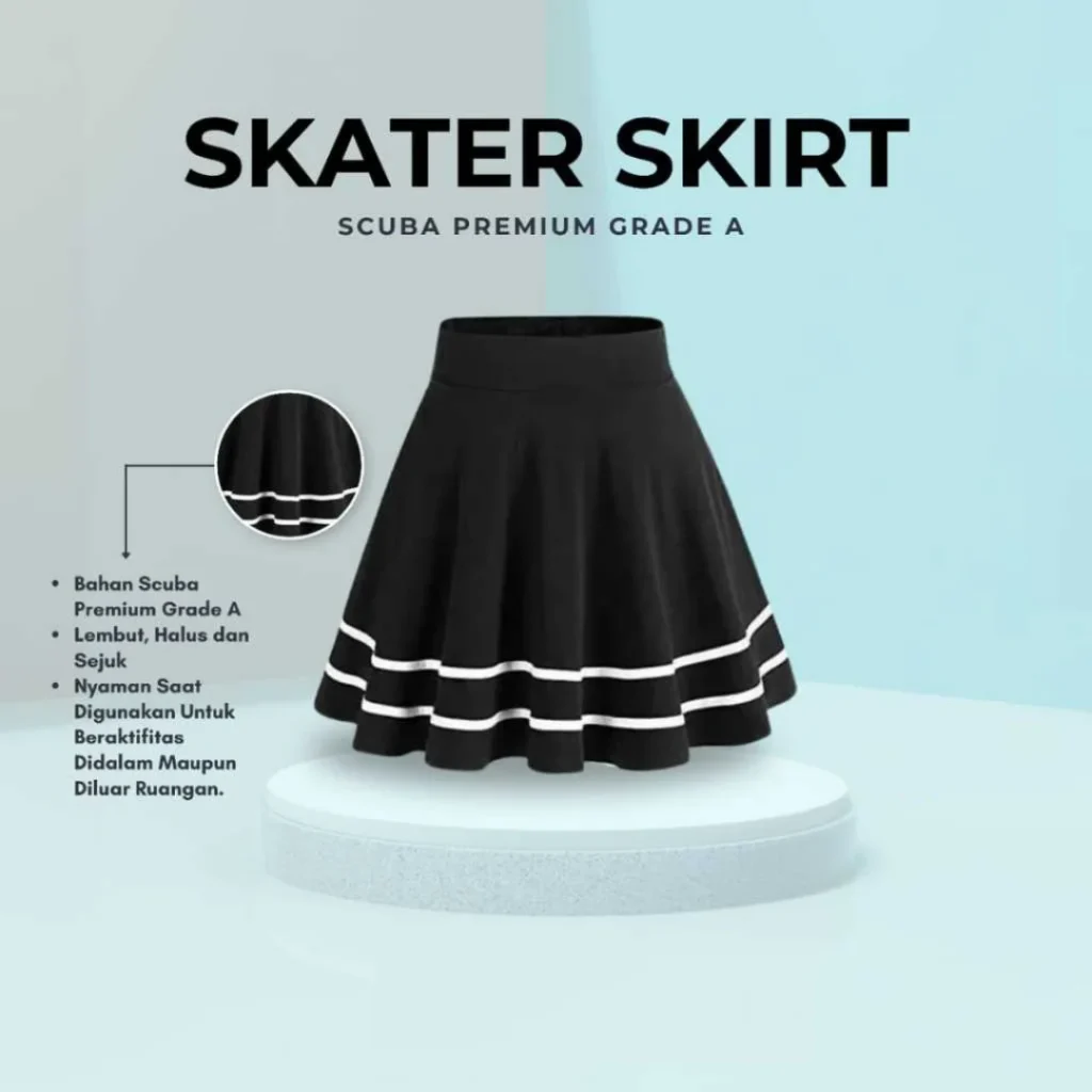 Rok Olahraga Wanita Skirt Sport💰 logo