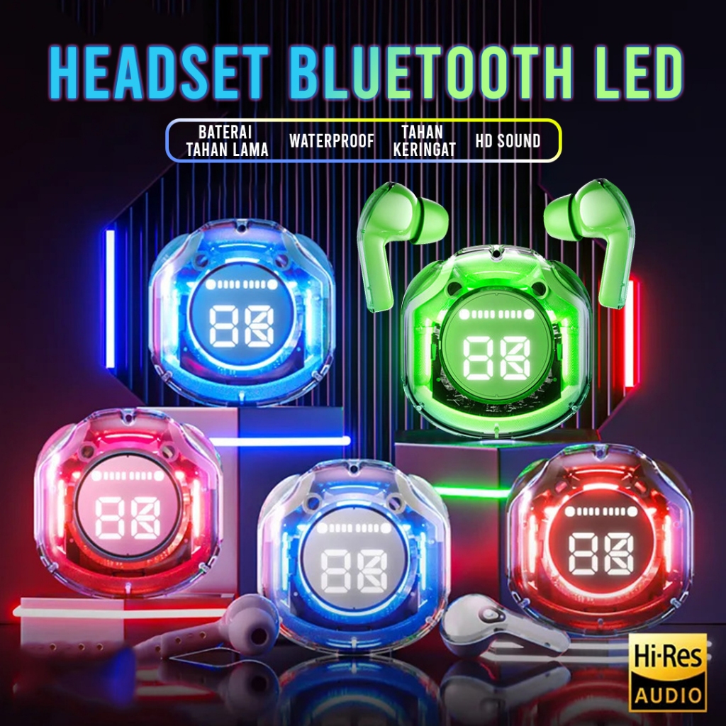 R02 Earphone In Ear HiFi LED Air39💰 logo