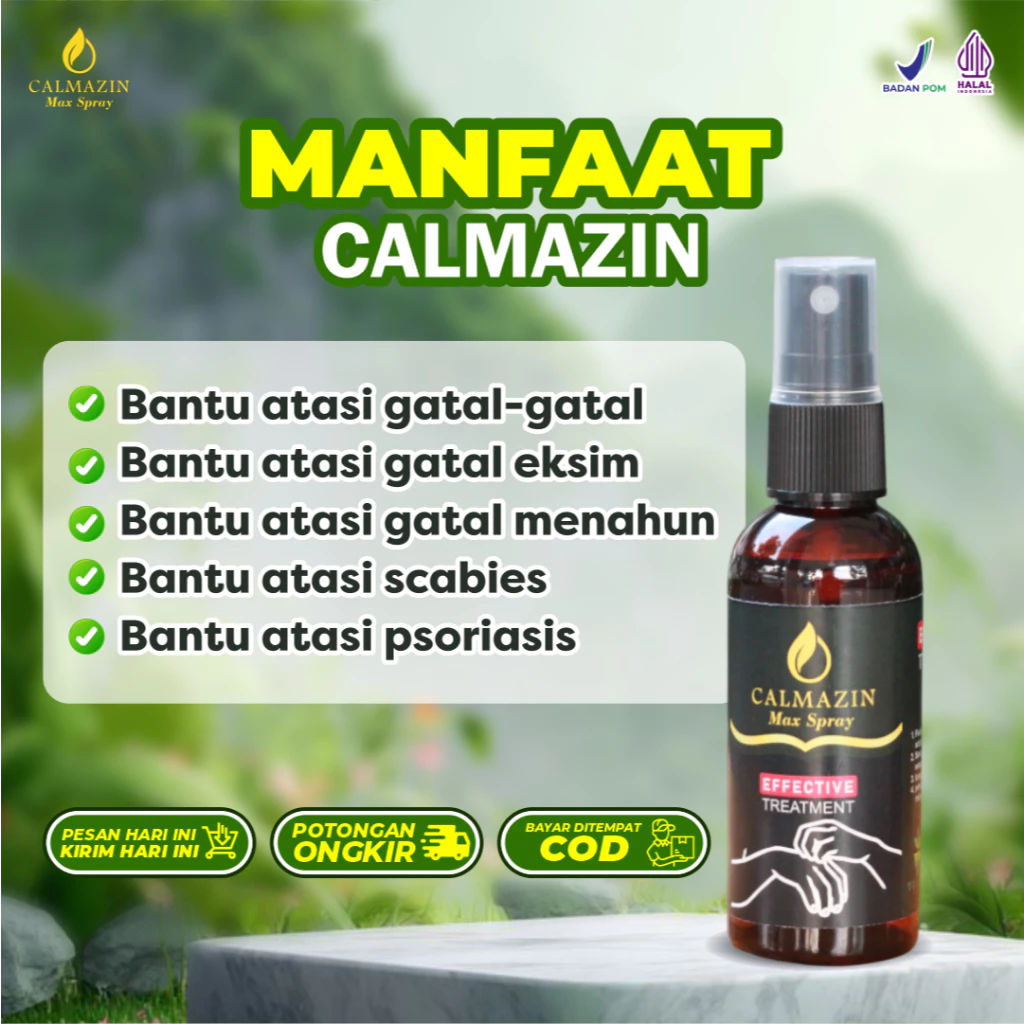 Calmazin Spray Herbal Obat Gatal