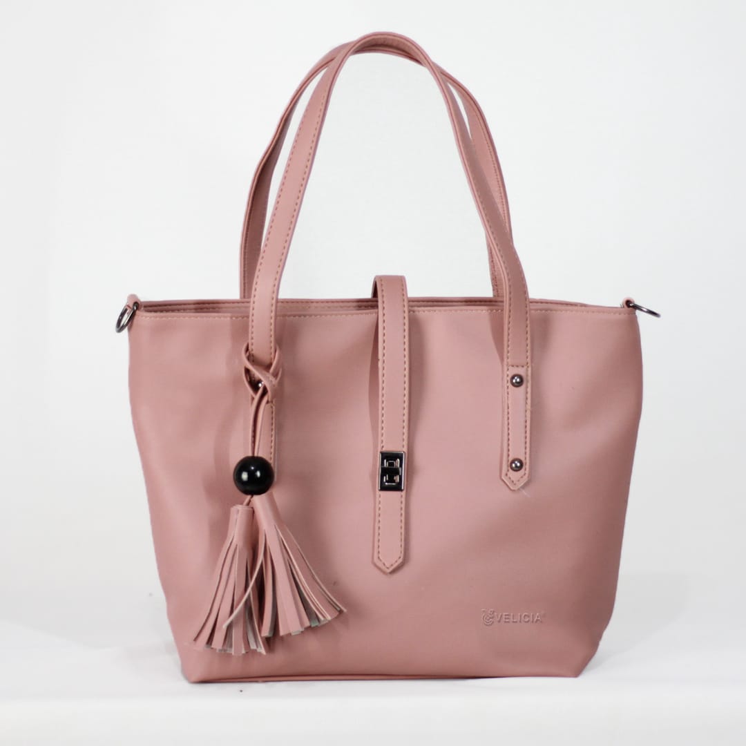 [VELICIA] Ariana Peach Tote Bag