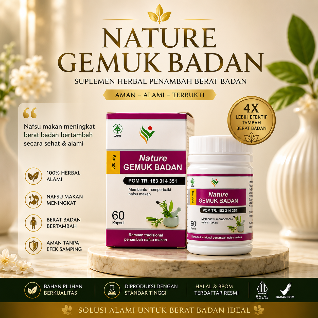 Promo Kapsul Nature Gemuk Badan FBIFF logo