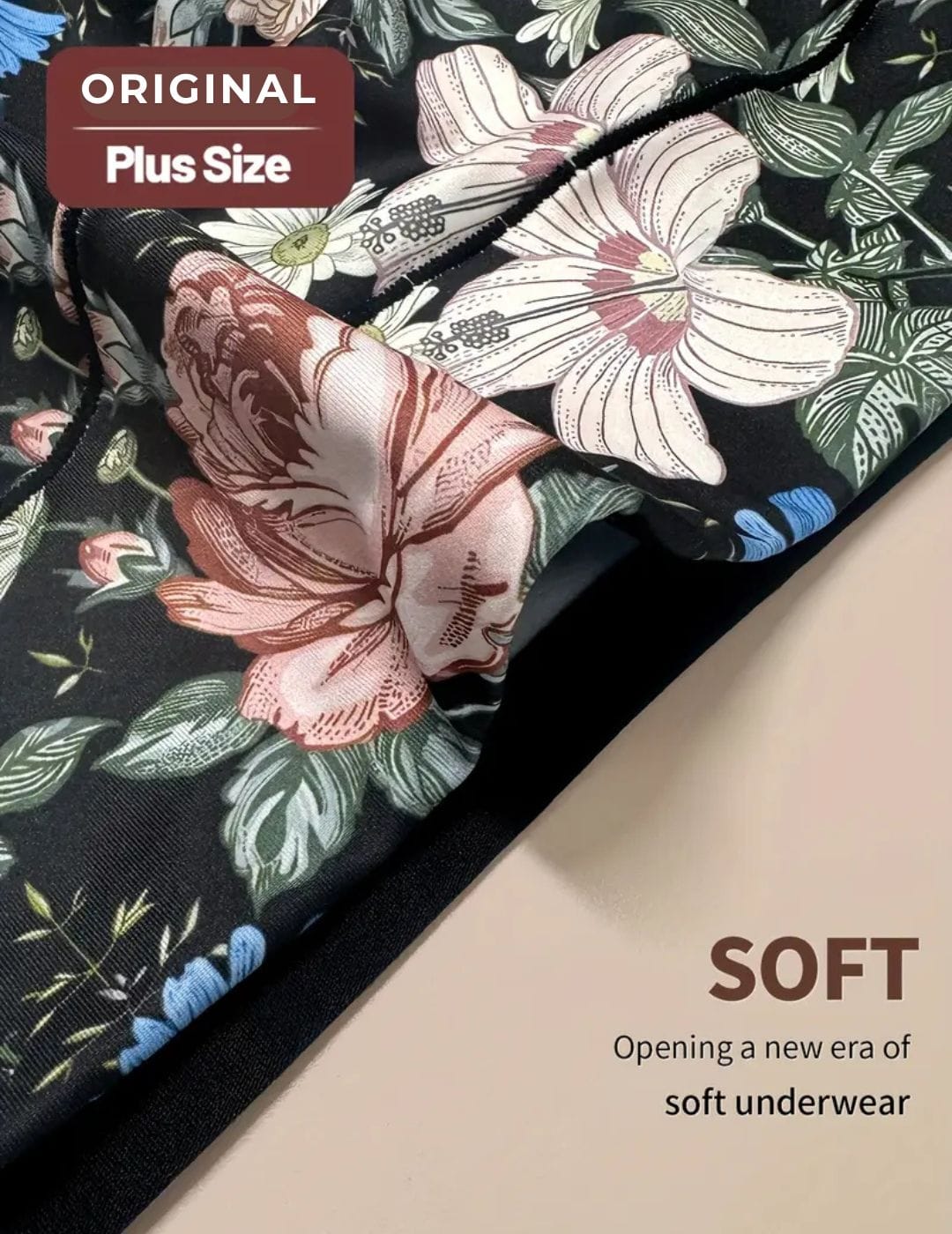 High Waist Panties Motif - Wearing Example