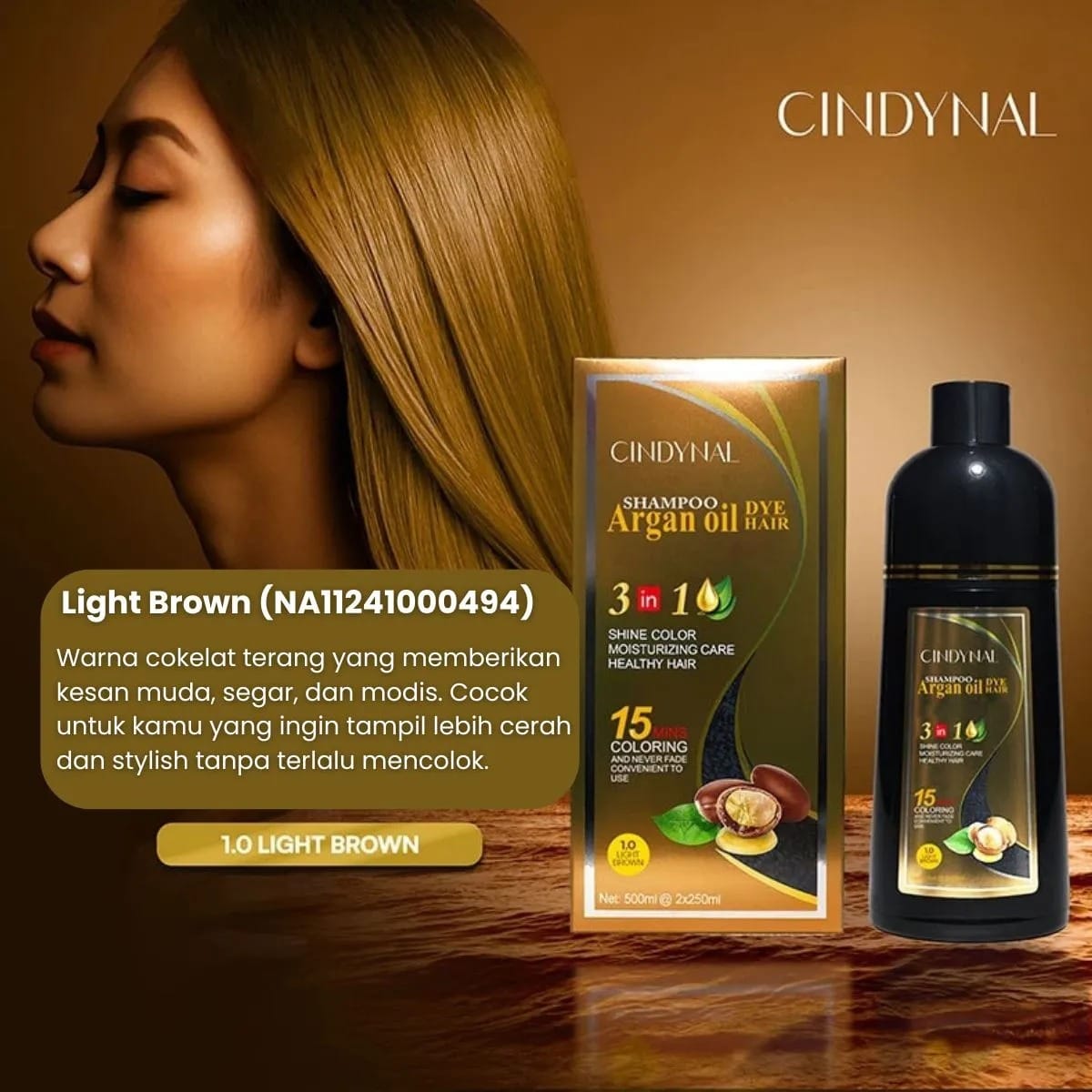 Cindynal Royal HairTint Shampo SH77-ev19