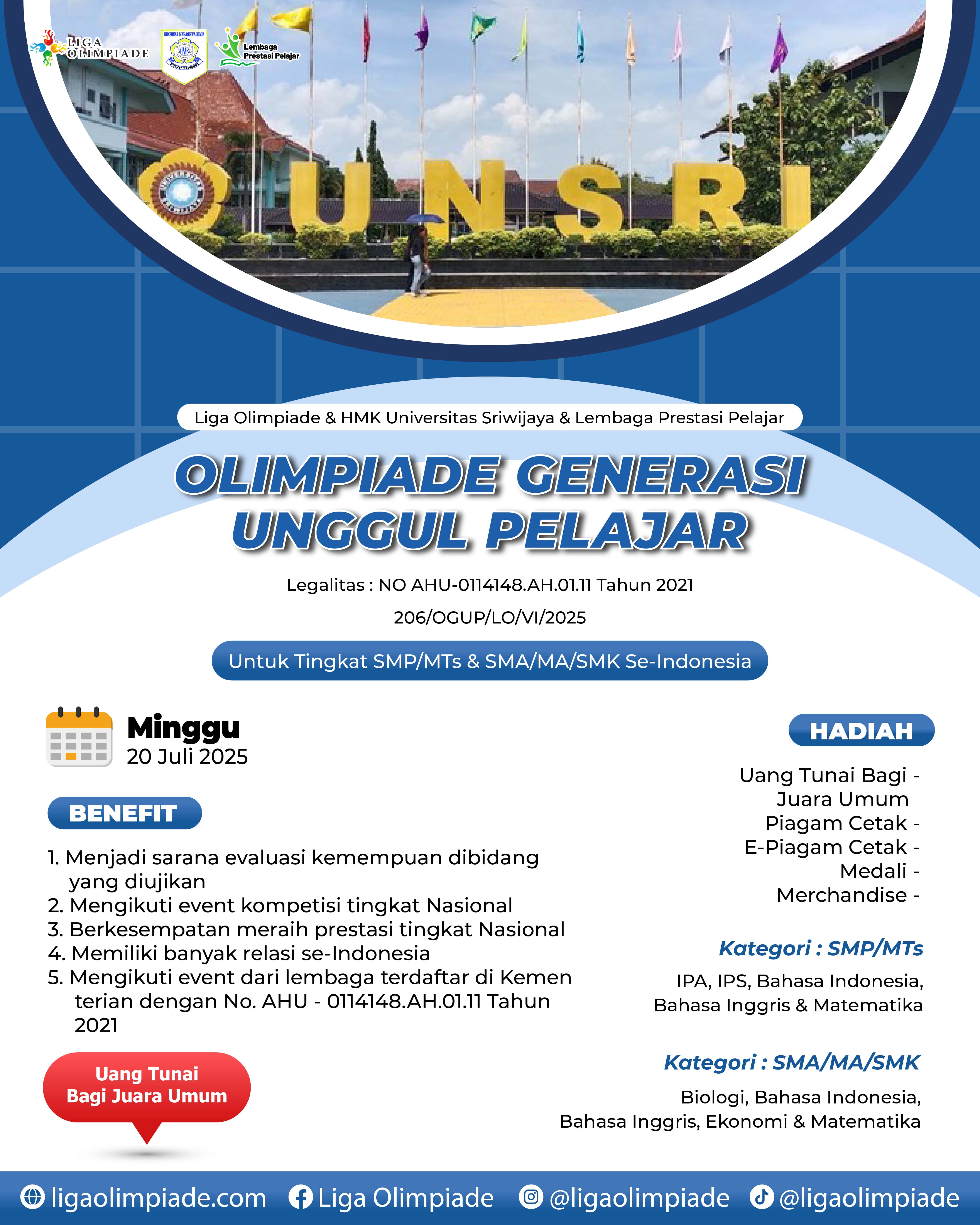 OLIMPIADE GENERASI UNGGUL PELAJAR logo