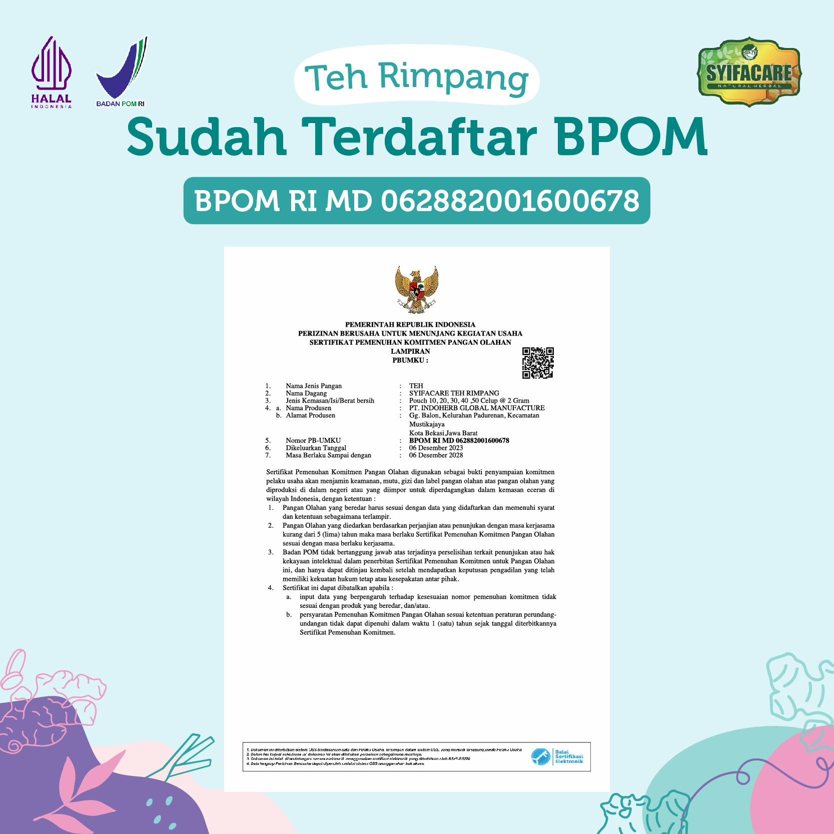 Teh Rimpang Syifacare