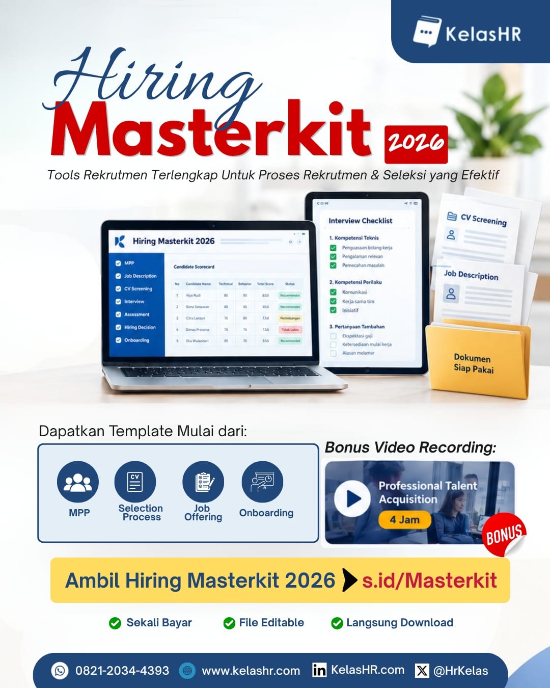 Hiring masterkit logo