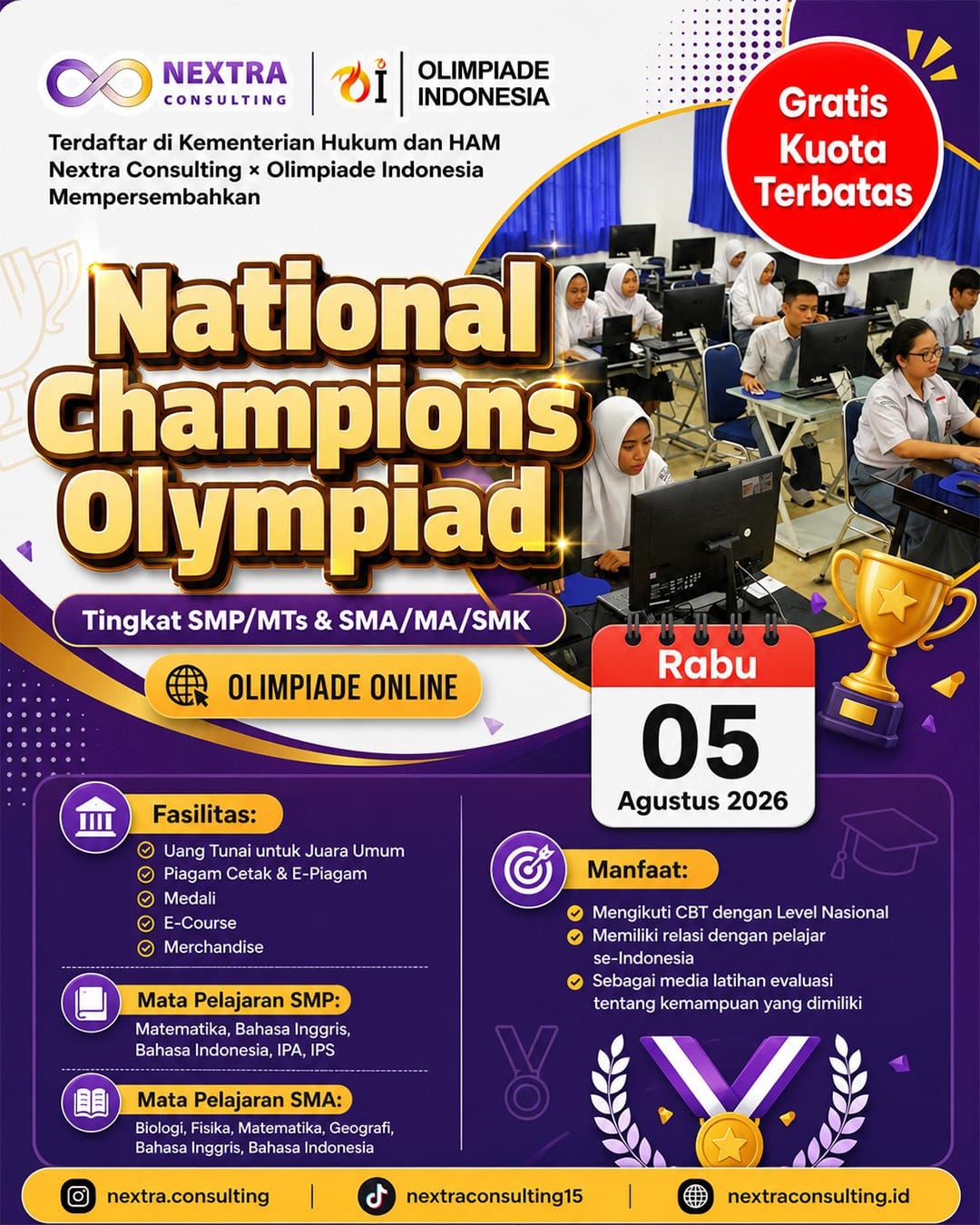 NATIONAL CHAMPIONS OLYMPIAD logo