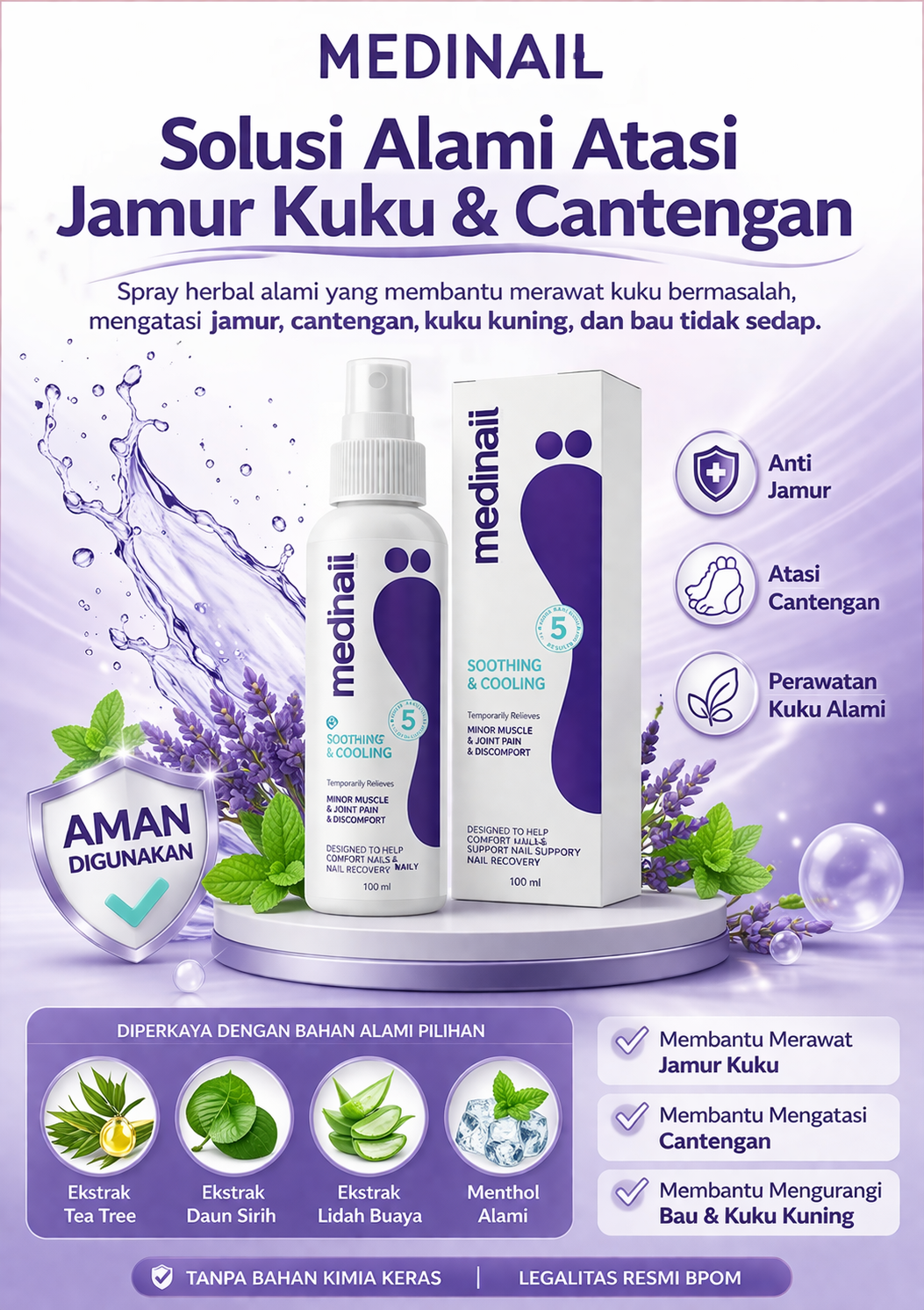 MEDINAIL SPRAY JAMUR KUKU GA 12 logo