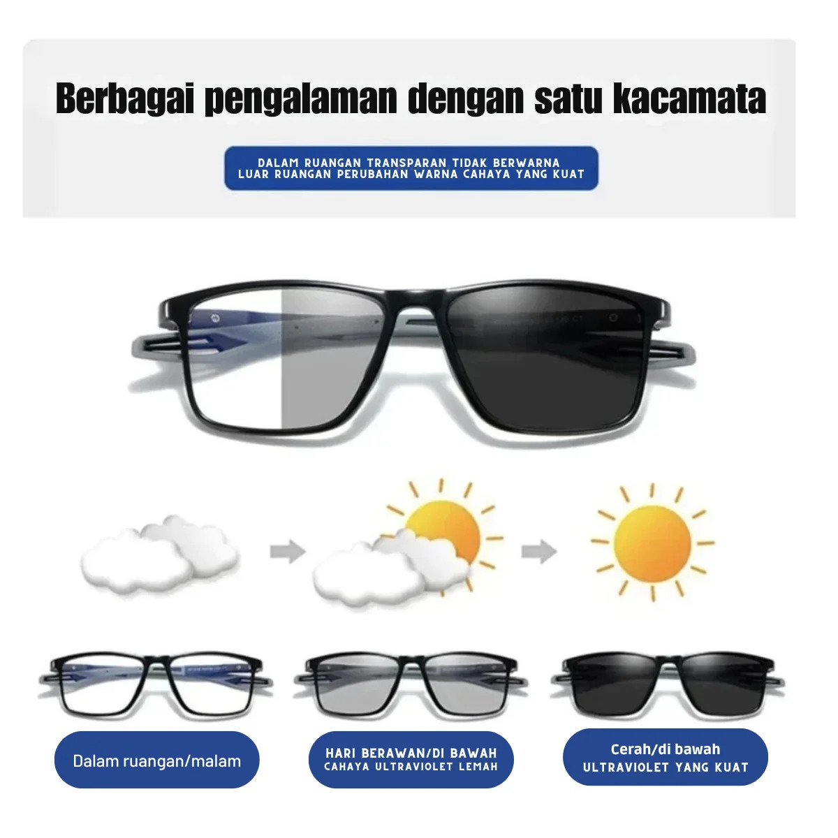 Kacamata Sport Photochromic logo