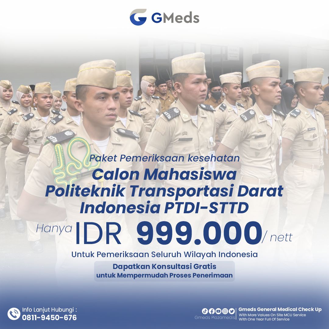 Medical Check Up Untuk Calon Mahasiswa PTDI STTD (Politeknik Transportasi Darat Indonesia) logo