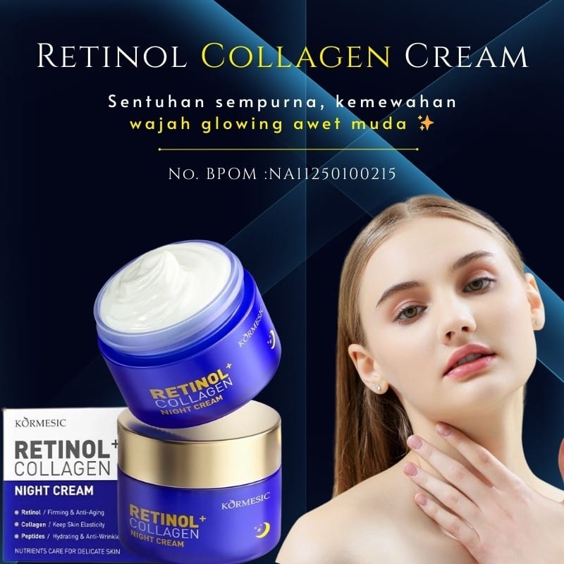 Retinol Collagen Cream BPOM MR77-SR581 logo
