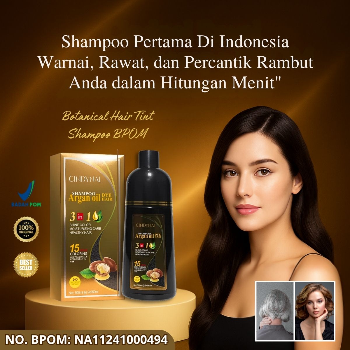 Botanical Hair Tint Shampoo BPOM SH77-ev20 logo