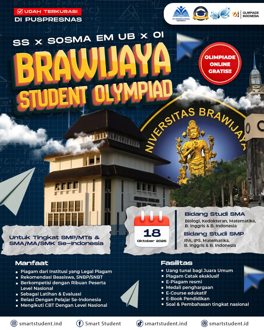 BRAWIJAYA STUDENT OLYMPIAD 2026 logo