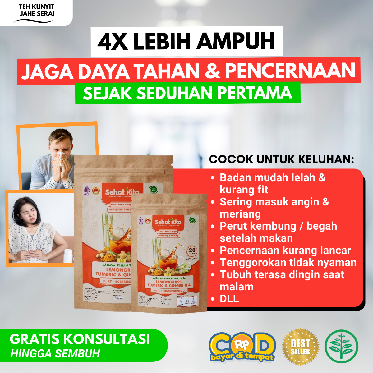 Teh Jahe Kunyit Serai