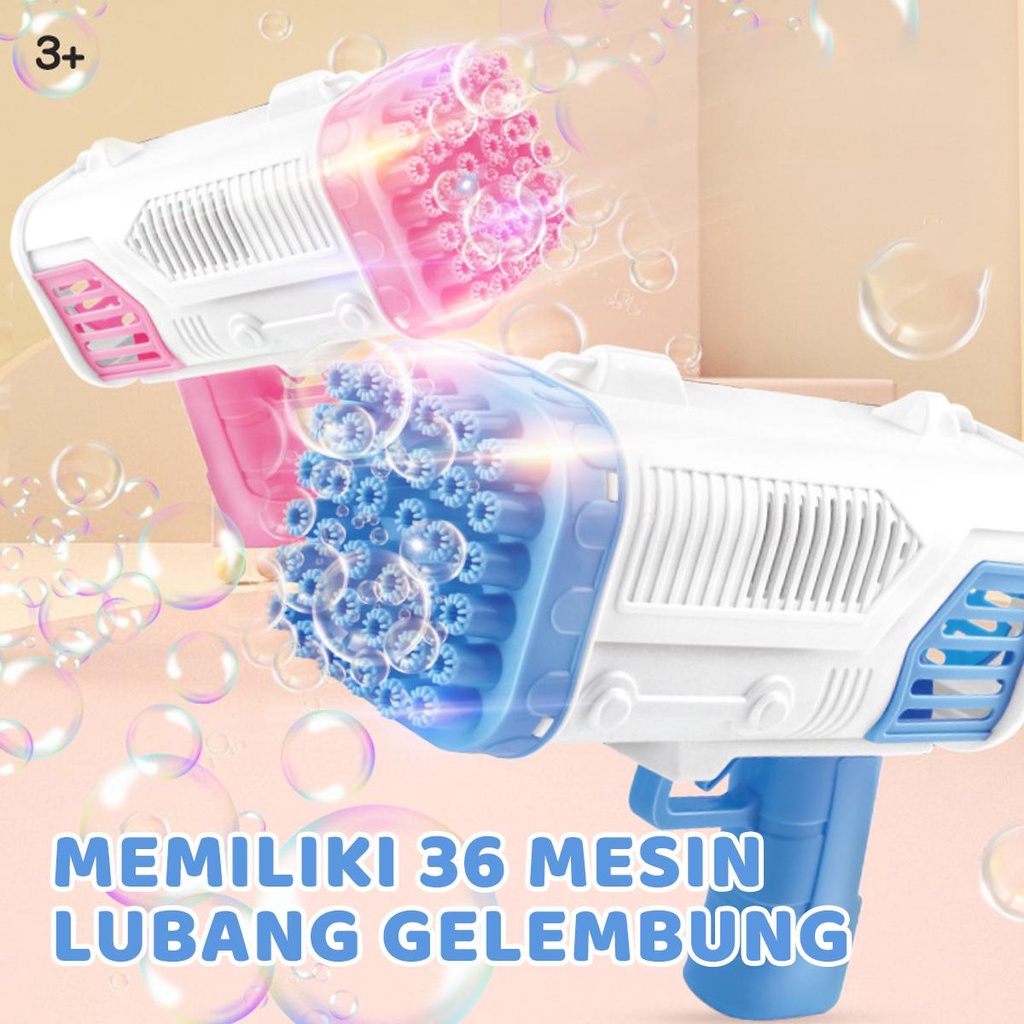 Mainan Bubble Gun Basoka💰 logo