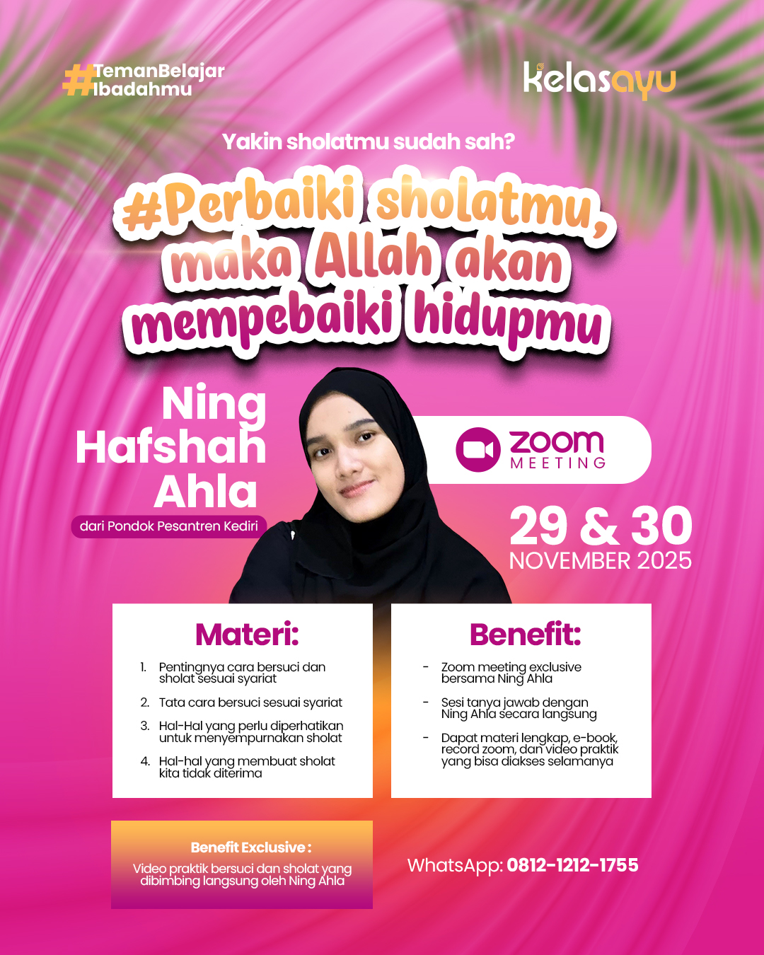 Kelas Thaharah Ubudiyah Batch 2