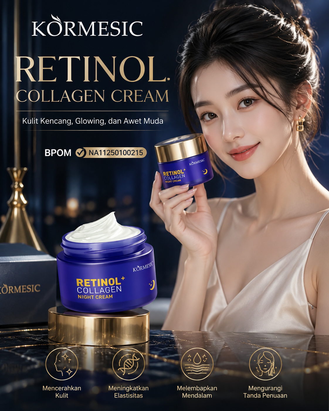 Retinol Collagen Cream BPOM HR77-1062 v2 logo